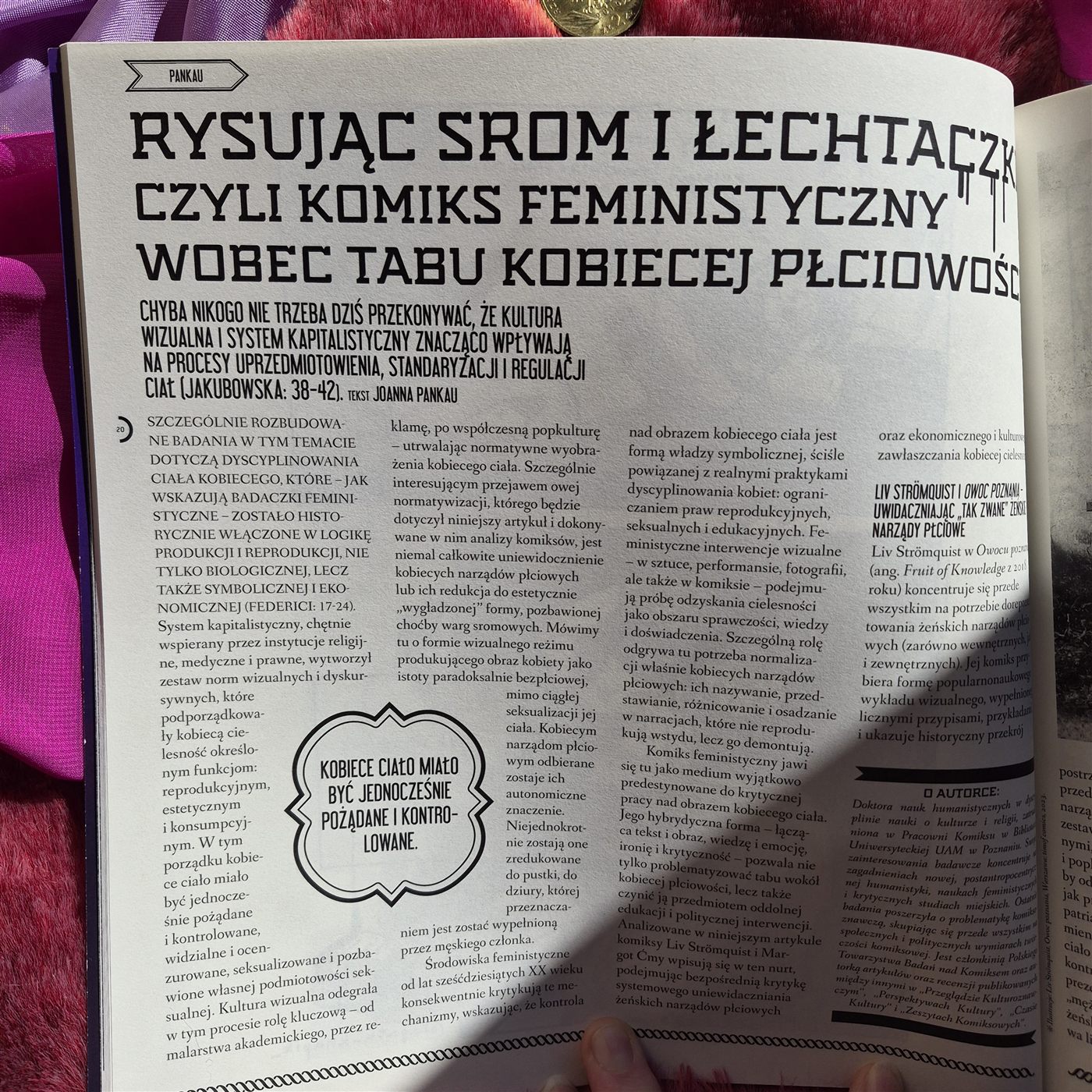 Artykuł Joanny Pankau w Zeszytach Komiksowych nr 41