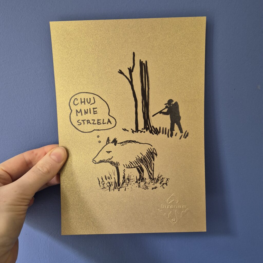 Chuj mnie strzela. Print